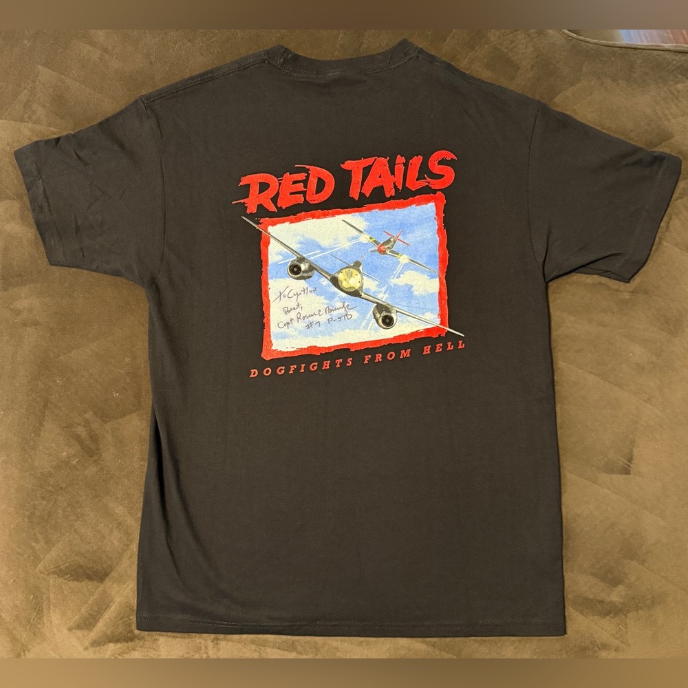 2012 Lucasfilm Red Tails Promo Movie Dogfights From Hell SIGNED✍️ BY CAPT ROSCOE